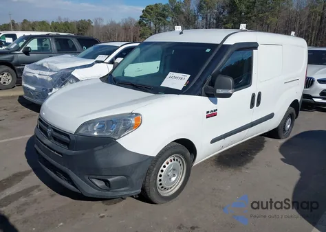 2018 Ram Promaster City Tradesman из США, поврежденный, VIN ZFBERFAB4J6K26090